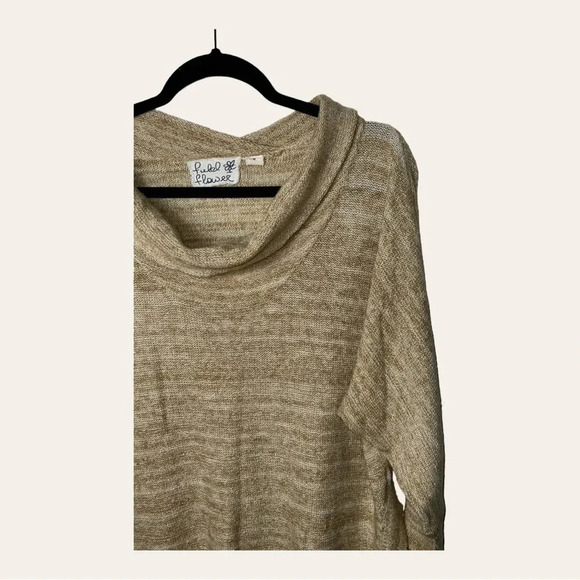 0260. ANTHROPOLOGE FIELD FLOWER COWL NECKLINE SWEATER SIZE MEDIUM‎ - Picture 5 of 10